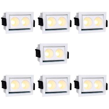Imagem de 7 Mini Spot Downlight Embutir Led Foco Móvel Pontual Bet94
