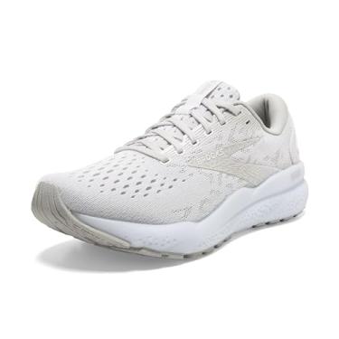 Imagem de Brooks Tênis feminino Ghost 16, Branco, branco e cinza, 37 BR