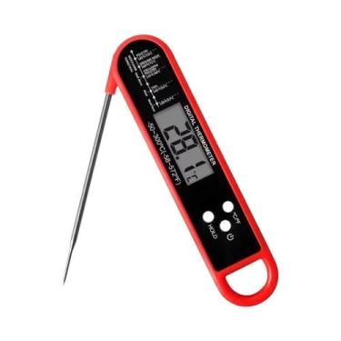 Imagem de Termômetro Digital Instantâneo Para Carne Com Luz De Fundo Para Churra