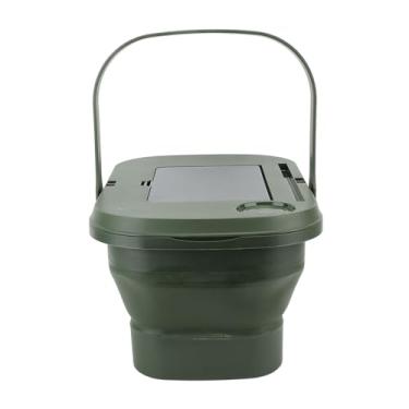 Imagem de Dobrável Caixa de Armazenamento de Piquenique Dobrável Cesta de Armazenamento de Acampamento Grande Capacidade Portátil Dobrável Caixa de Armazenamento Ao Ar Livre para