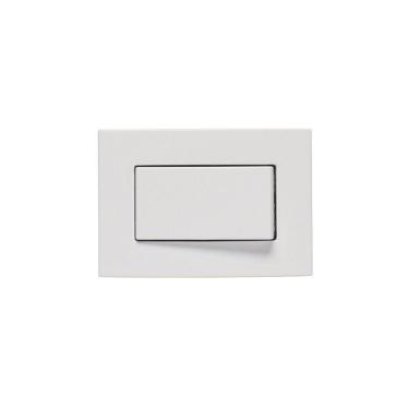 Imagem de Placa Para Móveis 65x45 Com Interruptor Intermediário Margirius Sleek 10a Branca