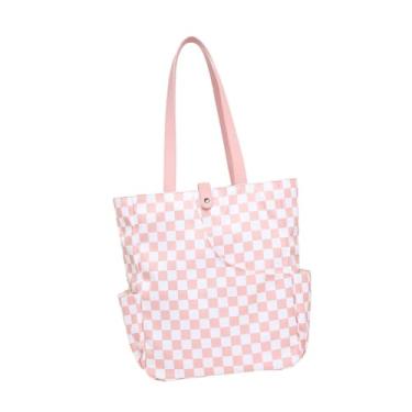 Imagem de menolana Bolsa para Pickleball, Bolsa de Ombro para Badminton, de Tênis Multifuncional e Elegante, para Raquete de Tênis para Roupas e Raquetes de Uso Externo, Rosa