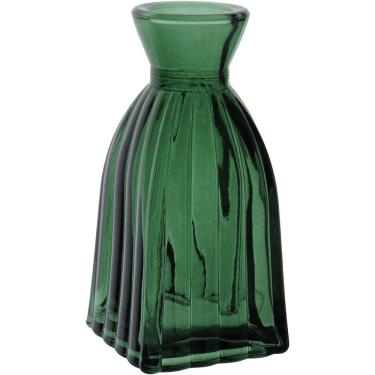 Imagem de Vaso Decorativo Enfeite Casa Garrafa Home&co Vidro 11x5x5cm Verde