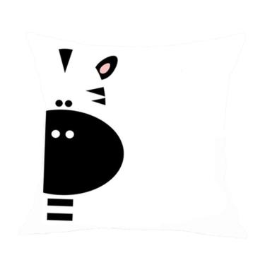 Imagem de Almofada Girafa Preto E Branco