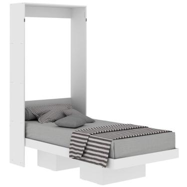 Imagem de Cama Retratil De Parede Solteiro Cm8015 Branco Branco