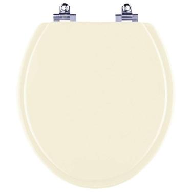 Imagem de Assento Sanitário Laqueado Soft Close Parati Bege Claro Para Vaso Logasa