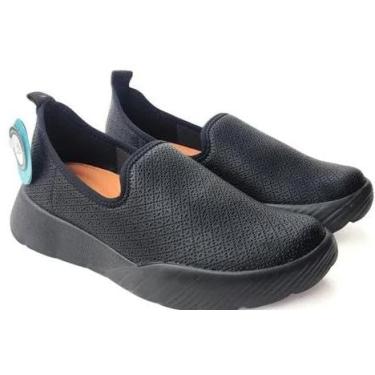 Imagem de Piccadilly Tênis Confortável para Joanete, Slip-On Feminino, Preto (Preto, BR, Adulto, Numérico, 39)