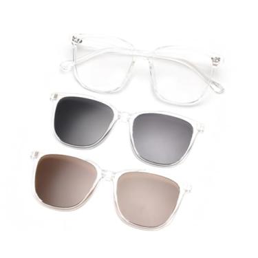 Imagem de VFDHN Óculos de Sol Polarizados Magnéticos Femininos TR90 UV400 Clip-on Fashion para Dirigir, Masculino e Feminino (7)