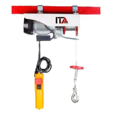 Imagem de Talha Elétrica Guincho Guindaste 100/200kg Elevação 10/20 Metros 220v 