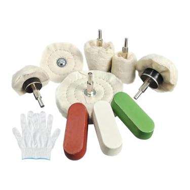 Imagem de RNXRZANK Conjunto de 6 Peças de Rodas de Polimento E Limpeza para Detalhamento, Incluindo Discos de Polimento para Esmerilhadeira de E Ferramentas Rota