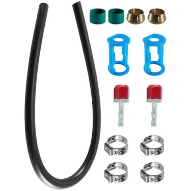 Imagem de Substitua o kit de emenda de linha A/C 800-672 adequado para linha de 1/2 polegada com mangueira nº 8, conector de emenda de reparo de ar condicionado ajuste universal