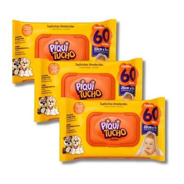 Imagem de 3x Toalhinhas Umed Piquitucho Premium, 180 Unidades