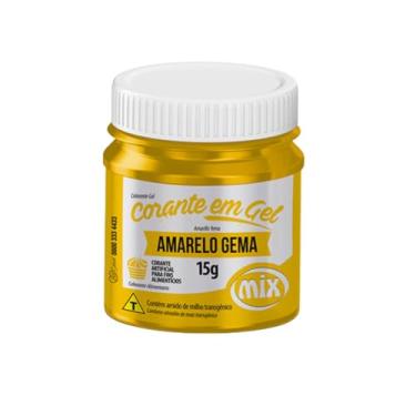 Imagem de Corante pem Gel 15g para Confeitaria e Panificação Mix - Amarelo Gema