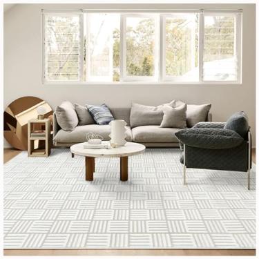 Imagem de SPXMQSS Tapetes de quarto para quarto, tapetes supermacios antiderrapantes extra grandes para sala de estar, resistente ao desgaste, para sala de estar, quarto, sala de jantar ou quarto infantil