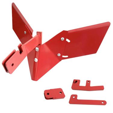 Imagem de SUONE 15683 Hiller-Furrower Kit para Rotocultivadores de Dentes Traseiros, Existem Três Tipos de Conexão, com Asas Ajustáveis, Placa de Aço Espessada, Adequado para Grandes E Pequenas Áreas de Cultivo