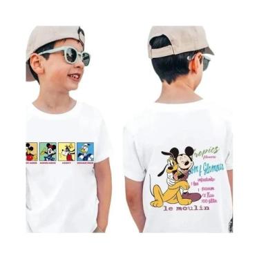 Imagem de Camisetas De Algodão Disney De Verão Para Família Casal Crianças Combi