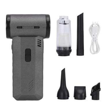 Imagem de EBTOOLS Espanador de Ar Elétrico, Super Potência de 130000 RPM, Soprador de pó Sem Fio Com Bateria Recarregável de 4000 MAh, 4 Bicos, 1 Escova, para Computador, Teclado, Casa, Carro