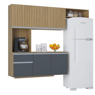 Imagem de Kit Cozinha Suspensa com Balcão 180cm