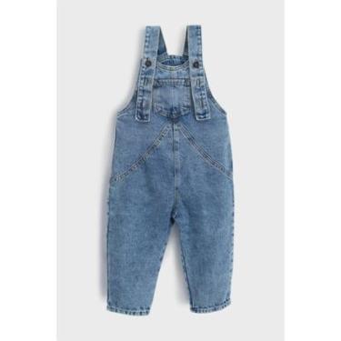Imagem de Jardineira Infantil Jeans  Oversized-Unissex