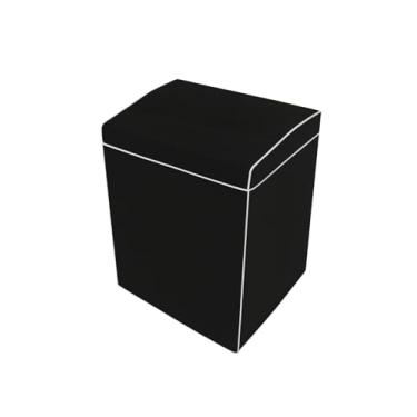 Imagem de Capa para Máquina de Lavar Impermeável Sem Zíper Todos Tamanhos e Marcas Electrolux Brastemp Consul Colormaq (PRETO, M)