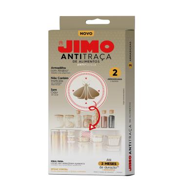 Imagem de Jimo Antitraça De Alimentos Armadilha Adesiva Sem Inseticida Proteção Por 3 Meses Despensas Armários Balcão Combate Caruncho Mariposas Insetos (Caixa, Unidade, 16)