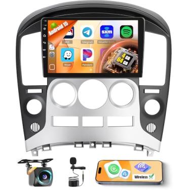 Imagem de Inefala Tela de rádio 4G 64G para Hyundai Starex/H1 2007-2015 CarPlay Android 15 IPS tela sensível ao toque 9 polegadas estéreo para carro Android câmera de backup automático Bluetooth 5.0 GPS FM RDS