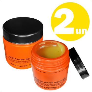 Imagem de Kit com 2 Pastas Para Solda 110g Fluxo Flux Pastosa - Cobix