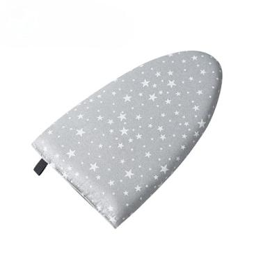 Imagem de Mini tábua de passar a vapor portátil luva resistente ao calor com alça de dedo vaporizador acessórios para roupas (cinza)