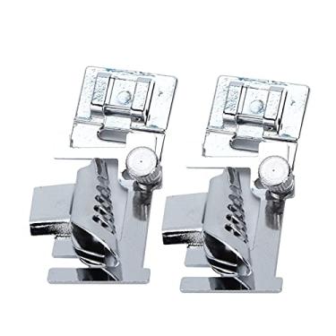 Imagem de Akozon Pé de Pasta de Fita de Viés de 2 Pces para Máquinas de Costura Domésticas-calcador Multifuncional para Ligação de Viés e Tecido de Afiação