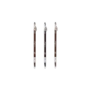 Imagem de Kit 3 Lapis Sobrancelha 2 Em 1 Go Ruby Kisses