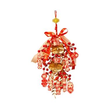 Imagem de Esquirla Decoração de Ano Chinês para pendurar, enfeite para o Festival da Primavera, placa decorativa para entrada, ideal para celebrações, janelas, Style a