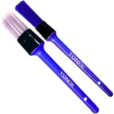 Imagem de VONIXX Pincel Interno Externo de Limpeza 2 Unidades Roxo para Carro e Moto