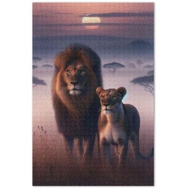 Imagem de Unicórnios roxos cenário fantástico quebra-cabeças 500 peças para adultos presentes de festa elefante branco mordaça presente quebra-cabeça animal arte floral, 50 x 35 centímetros