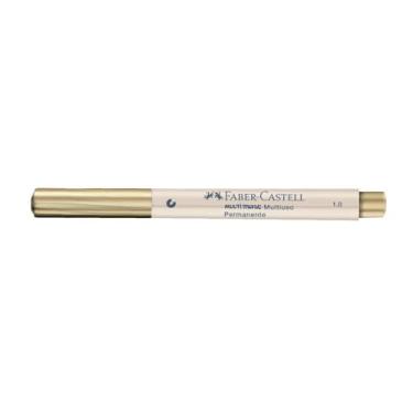 Imagem de Caneta Marcador Permanente MultiMark 1.0 Ouro Faber Castell