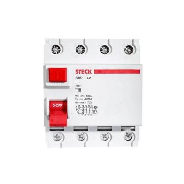 Imagem de Disjuntor Dr 63A 4 Polos 30ma Steck Sdr46330