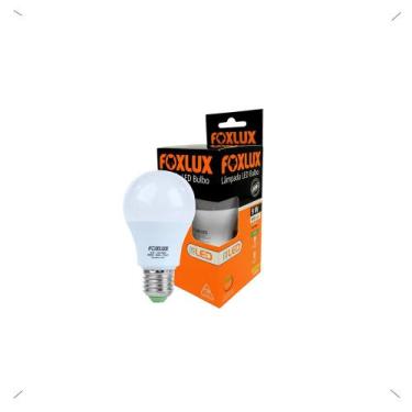 Imagem de Lampada led bulbo 9w 6500k foxlux - 5 peças