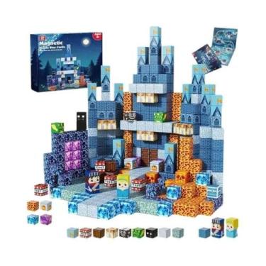 Imagem de Blocos De Construção Magnéticos STEM Brinquedo Sensorial Montessori Pa