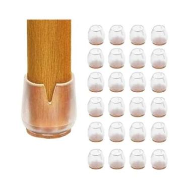 Imagem de 16 Peças De Protetores De Pés De Cadeira De Silicone Antiderrapantes, 