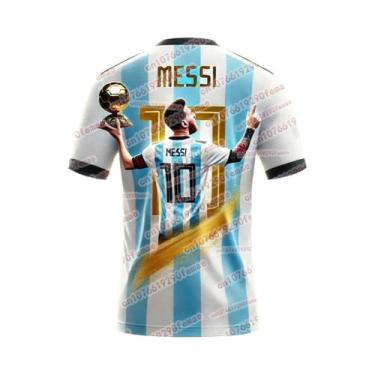 Imagem de Camisa Comemorativa Premium Messi 2025 Edição Limitada De Secagem Rápi