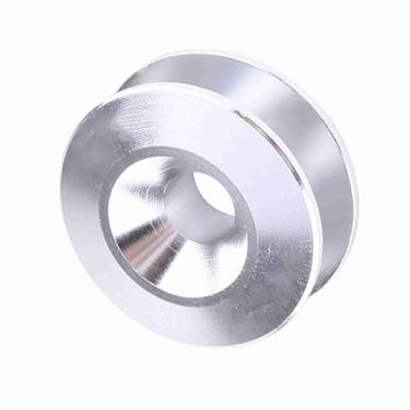 Imagem de ZJchao Kit de Arruela de Para-choque de Carro, Prendedor de Liga de Alumínio, Kit de Vestimenta para Para-choque Dianteiro e Traseiro, Tampas de Porta-malas, Conjunto de 4 Peças (Prata)