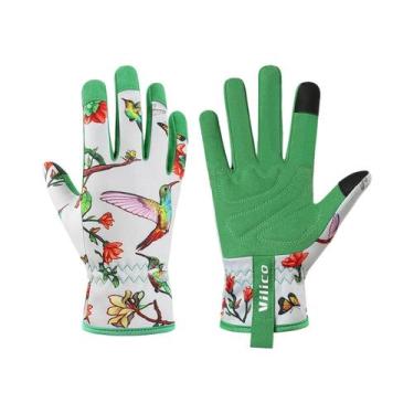 Imagem de Luvas De Jardinagem Femininas Em Couro Respirável Com Grip, Resistente