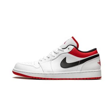 Imagem de Jordan Mens Air 1 Low 553558 118 - Size 11.5 White/Gym Red-Black