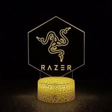 Imagem de Luz noturna Razers 3D LED que muda de cor para crianças com base