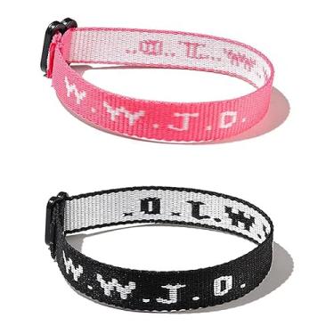 Imagem de Roe Dolph Pulseiras WWJD femininas What Would Jesus Do, Adjustable, Liga metálica, Sem Pedra Preciosa