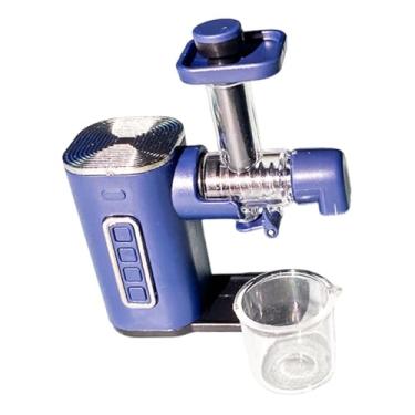 Imagem de oshhni Miniatura de Espremedor de Frutas para Casa de Bonecas, Modelo 1/12, Brinquedo de Faz de Conta, Presente de Natal, Adereços Clássicos para Fotos, Azul