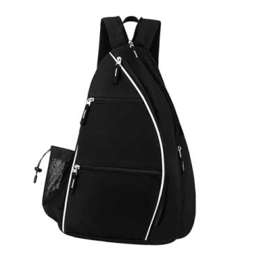 Imagem de simhoa Mochila para Pickleball, Bolsa para Raquete de Pickleball, Mochila para Armazenamento e Transporte de Packet, para Homens e Mulheres, Preto