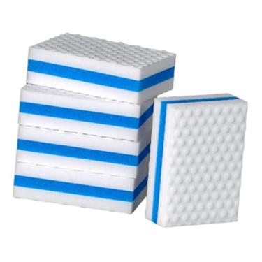 Imagem de KiBcsLic Apagadores de arranhões para barcos, acessórios para pesca, barcos Jon, azul e branco, unissex, almofada para carro, sapato, esponja multifuncional, 5 Peças