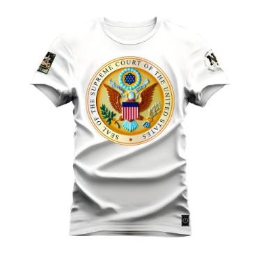 Imagem de Camiseta Algodão Premium T-Shirt The Supreme - Nexstar, P, Branco