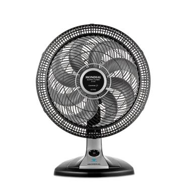 Imagem de Ventilador De Mesa Mondial Turbo 8 Pás Control 140W 40Cm Preto e Prata VTX-40-8P-CR - 127V