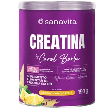 Imagem de Creatina Micronizada Monohidratada Alta Pureza Sanavita o Suplemento da Mulher por Carol Borba-Unissex